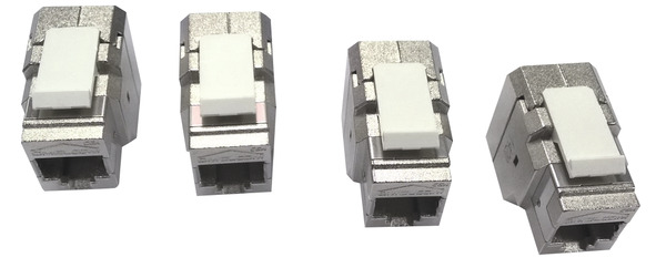 Lot de 4 connecteurs RJ45 grade 3 cat. 6 blindés - Brico Dépôt