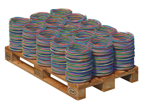 Câble électrique "SpeedFil" H07VU 1,5 mm² vert/jaune/rouge/bleu - 5 m - Nexans - Brico Dépôt