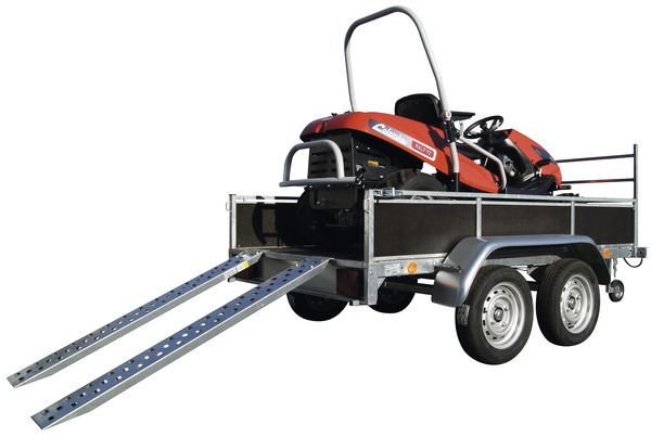 Lot de 2 rampes de montée universelles pour remorque -  Long. 1,5 m x Larg. 20 cm - Brico Dépôt