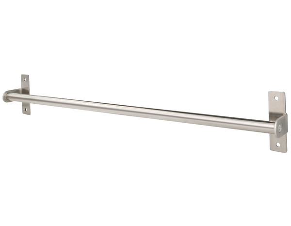 Barre de crédence en acier - L. 60 cm - Brico Dépôt