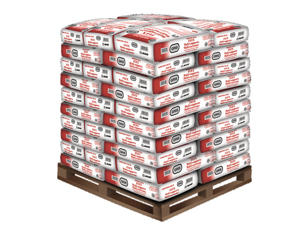 Mortier-colle FLEX multi-supports gris, forte ahérence pour carrelage jusqu'à 60x60 cm - 25 kg - Mapei - Brico Dépôt
