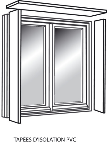 Tapée d'isolation en PVC P. 58 mm L. 3 m - Brico Dépôt