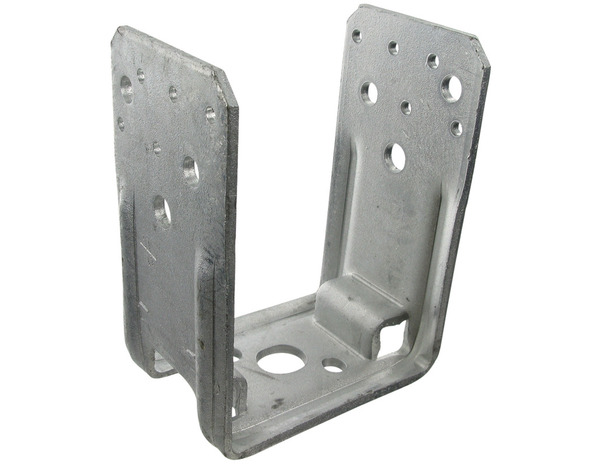 Embase de poteau en acier galvanisé - Largeur. 70 mm - Simpson - Brico Dépôt