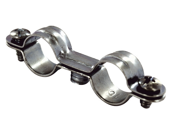 Collier de fixation double pour tube cuivre Ø 10 mm - Noyon & Thiebault - Brico Dépôt