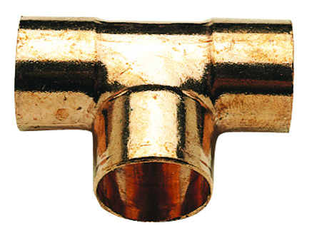 10 tés à souder femelle en cuivre- Ø 16 mm - Somatherm - Brico Dépôt