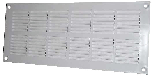 Grille PVC plate blanche - 251 x 108 mm - Brico Dépôt
