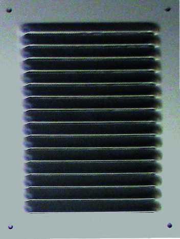 Grille à persiennes alu anodisé - 140 x 190 mm - Brico Dépôt