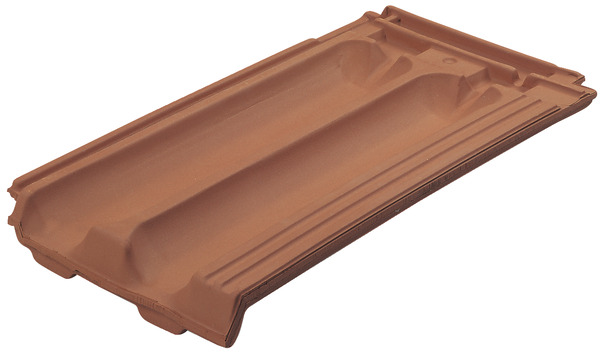Tuile Marseille rouge Ép. 55 mm - 466 x 260 x 55 mm - Brico Dépôt