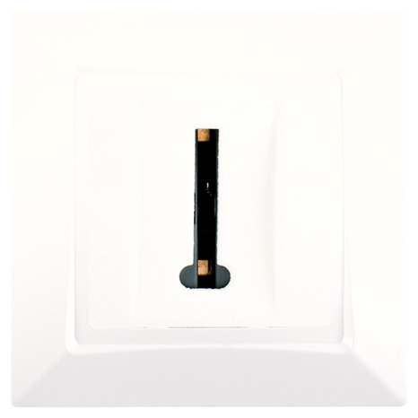 Prise téléphone + plaque "DELTA ONE" blanc - Siemens - Brico Dépôt