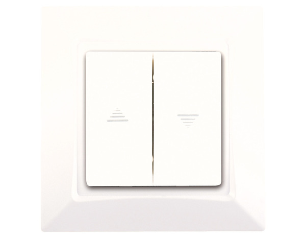 Interrupteur volet roulant + plaque "DELTA ONE" blanc - Siemens - Brico Dépôt