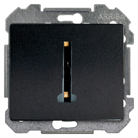 Prise téléphone à clipser "Delta Iris" anthracite - Siemens - Brico Dépôt