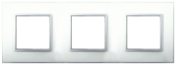 Plaque triple "Kobe" translucide blanc - Brico Dépôt