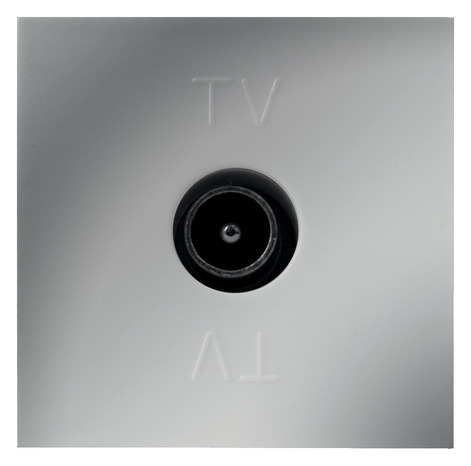 Prise TV Male 9,52mm "Kobe" silver - Brico Dépôt