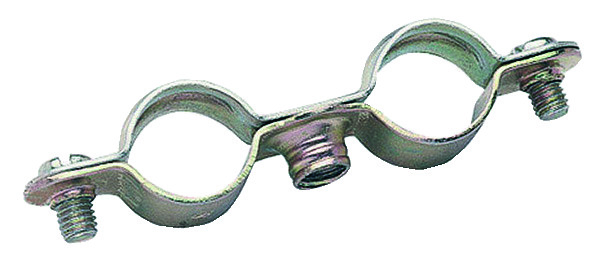 10 colliers doubles de fixation - Ø 16 mm - Somatherm - Brico Dépôt