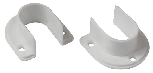 Lot de 2 supports pour penderie 18 mm blanc - Brico Dépôt