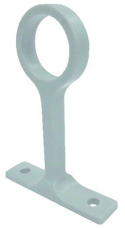 Support pour penderie fixe rond - blanc - 18 mm - Brico Dépôt