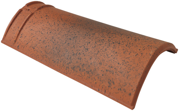 Faîtière à pureau variable double emboîtement, rouge jaspe klinker, Ep. 73 mm - Brico Dépôt