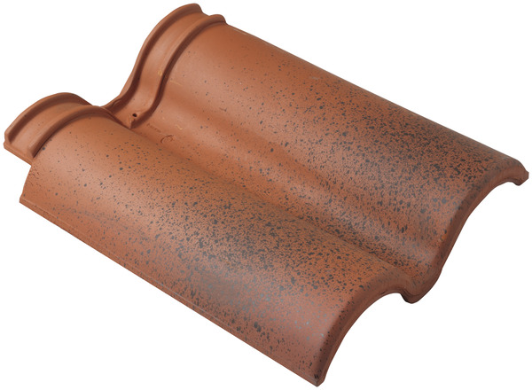 Double-tuile TAMARIS rouge jaspe Ep. 73 mm - Brico Dépôt