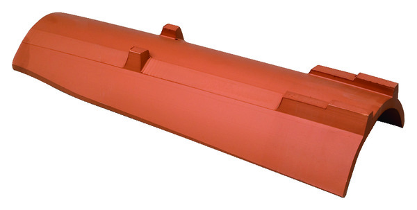 Tuile à tenons CANAL rouge Ep. 50 mm - La Escandella - Brico Dépôt