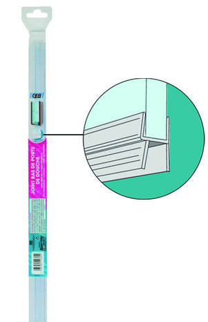 Joint doubles lèvres pour porte de douche - 1 m - GEB - Brico Dépôt