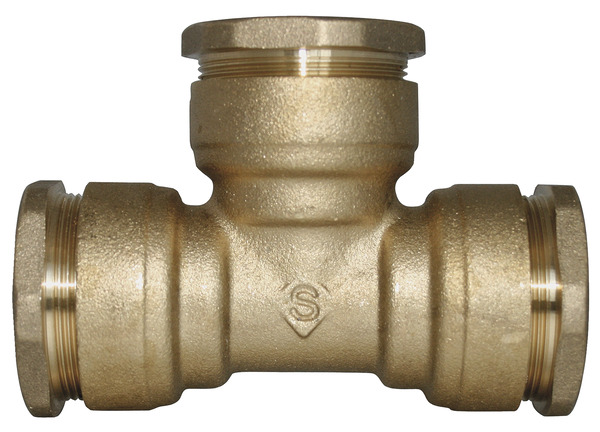 Té égal en laiton Ø 25 mm - Somatherm - Brico Dépôt