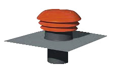 Chapeau toiture rond ardoise tuile - D.160 - Brico Dépôt