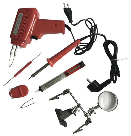 Mallette de soudure, pistolet, fer à souder et accessoires - Brico Dépôt