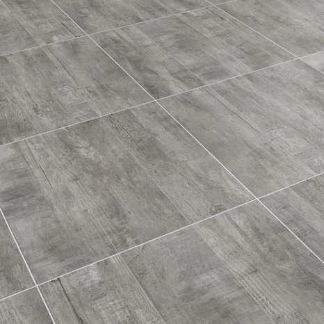 Carrelage de sol intérieur "Woodey" gris - l. 45 x L. 45 cm - Brico Dépôt