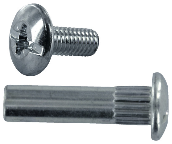 Vis de liaison en acier zingué pour meubles - Brico Dépôt