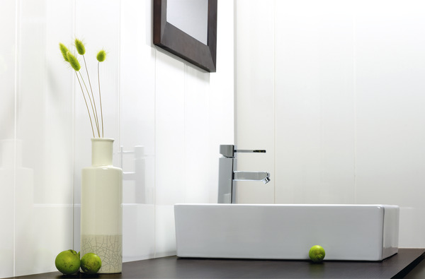 Lambris PVC blanc brillant l. 25 cm x L. 2,60 m - Dumaplast - Brico Dépôt