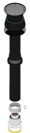 Kit coaxial pour chaudière standard - Radiant - Brico Dépôt