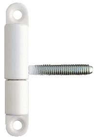 Fiche à visser à platine en acier époxy blanc Ø 13 mm - Brico Dépôt