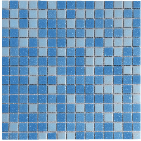 Mosaïque "Atlantic bleue" - l. 32,7 x L. 32,7 cm - Brico Dépôt