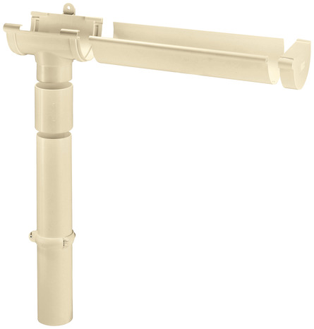 Profil de gouttière de 16, en PVC L 2 m sable - First - Brico Dépôt