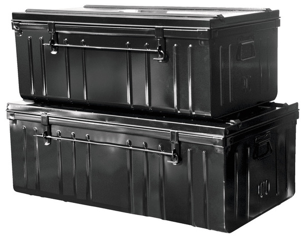 Lot de 2 cantines en métal, cadenassables - Brico Dépôt