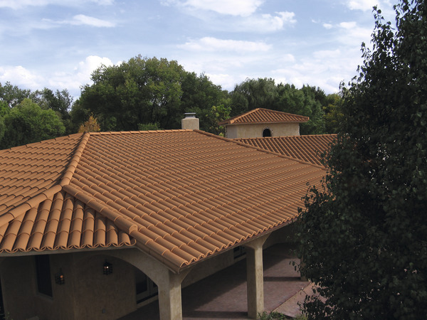 Tuile CANAL méditerranée rouge Ép. 50 mm - La Escandella - Brico Dépôt