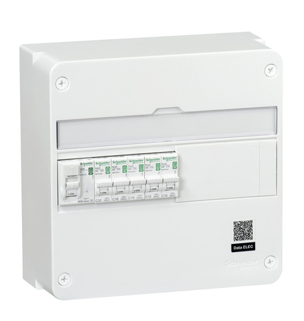 Tableau monté câblé 1 rangée 13 modules - Schneider Electric - Brico Dépôt