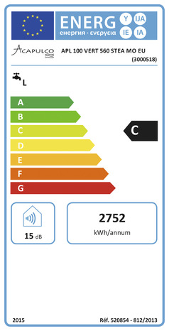 Chauffe-eau électrique STÉATITE 100 L - 1800 W - Acapulco - Brico Dépôt
