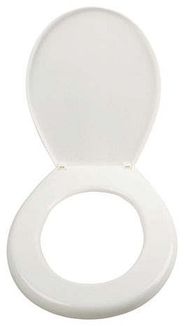 Abattant Wc - Blanc L. 43 cm x l. 36,5 cm - Brico Dépôt