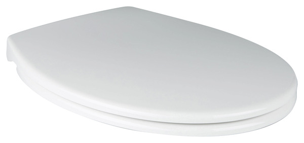 Abattant WC blanc "Diani" - 44,9 x 37,2 cm. - GoodHome - Brico Dépôt