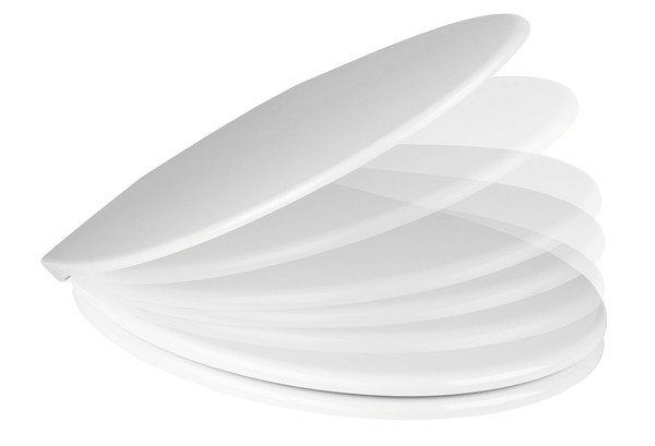 Abattant wc avec réducteur enfant « Carilo » NF - Blanc - GoodHome - Brico Dépôt