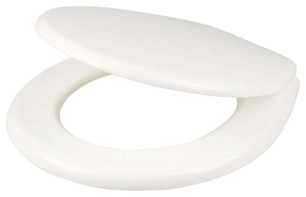 Abattant Wc - Blanc L. 43 cm x l. 36,5 cm - Brico Dépôt