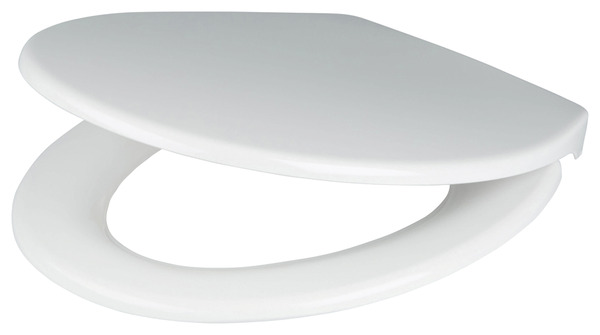 Abattant WC blanc "Diani" - 44,9 x 37,2 cm. - GoodHome - Brico Dépôt