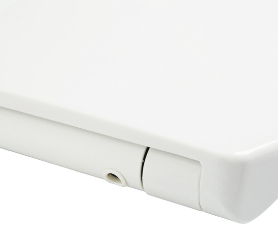 Abattant WC blanc "Diani" - 44,9 x 37,2 cm. - GoodHome - Brico Dépôt