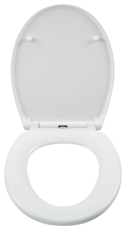 Abattant WC blanc "Diani" - 44,9 x 37,2 cm. - GoodHome - Brico Dépôt