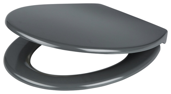 Abattant soft close Diani gris foncé - GoodHome - Brico Dépôt