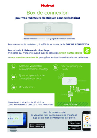 Box de connexion "excellence" - Noirot - Brico Dépôt