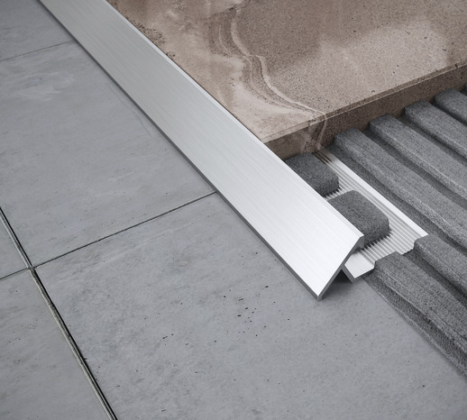 Profilé de transition sol aluminium brut 8 mm le profilé - H. 8 mm - Diall - Brico Dépôt