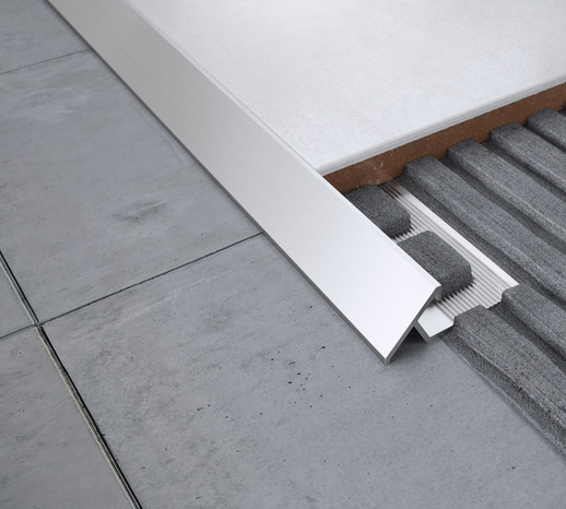 Profilé de transition sol aluminium brut 8 mm le profilé - H. 8 mm - Diall - Brico Dépôt