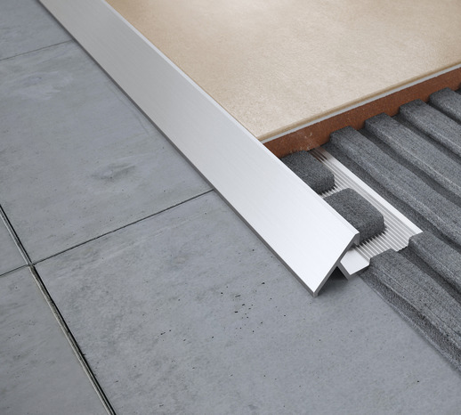 Profilé de transition sol aluminium brut 8 mm le profilé - H. 8 mm - Diall - Brico Dépôt